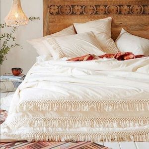 Boho Fringe Duvet Cover + Shams